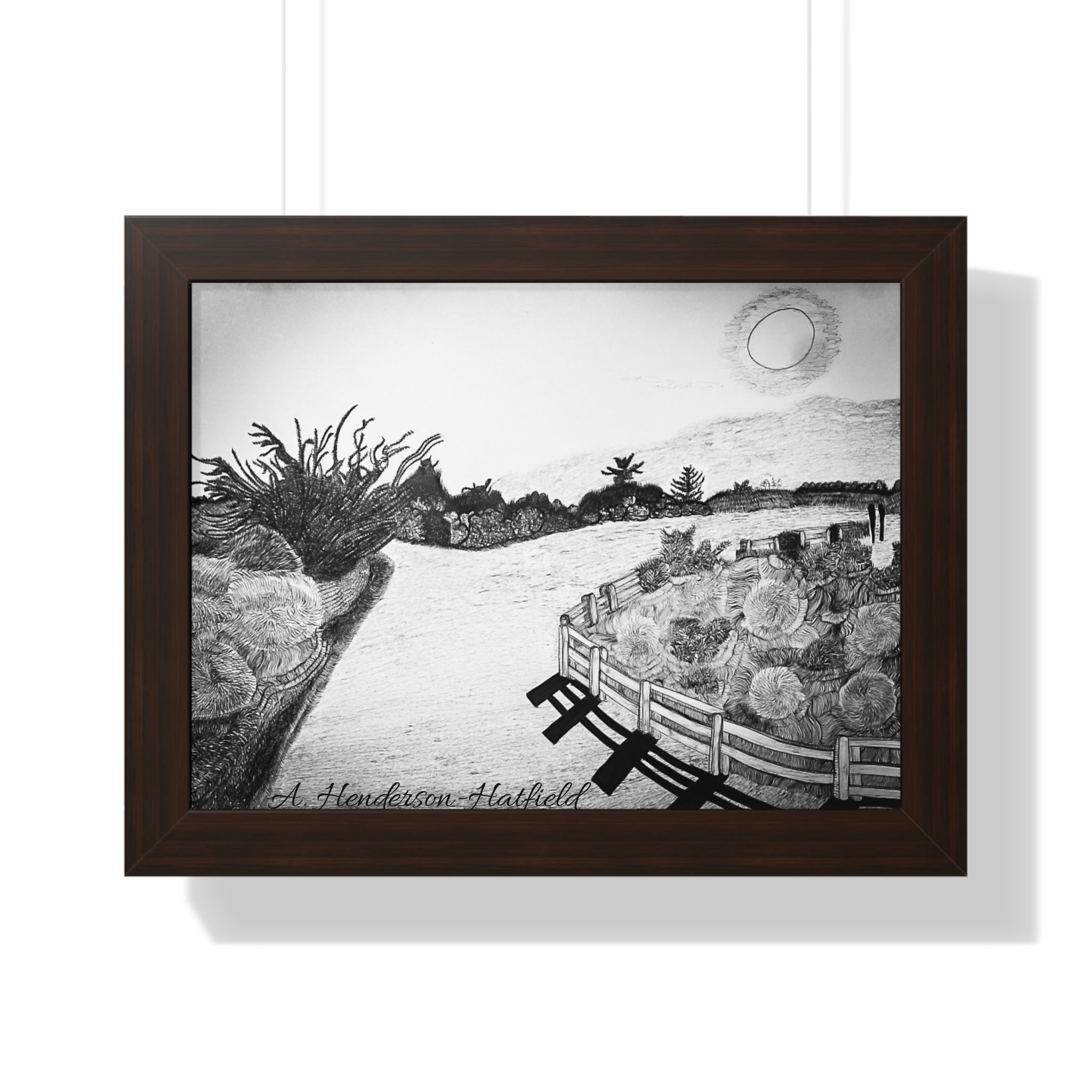 Around The Bend in 16 x 12 Frame
