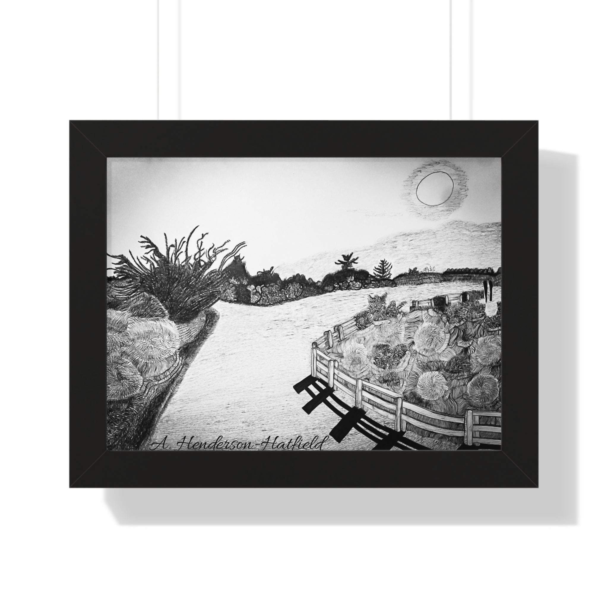 Around The Bend in 16 x 12 Frame